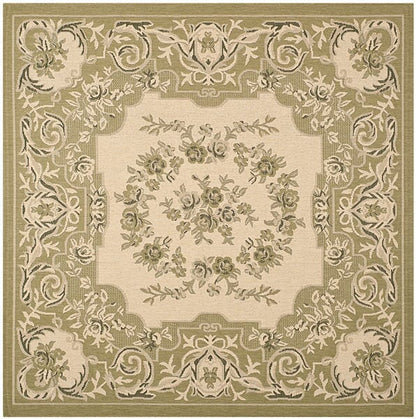 Safavieh Courtyard Cy7208-14A5 Cream / Green Area Rug