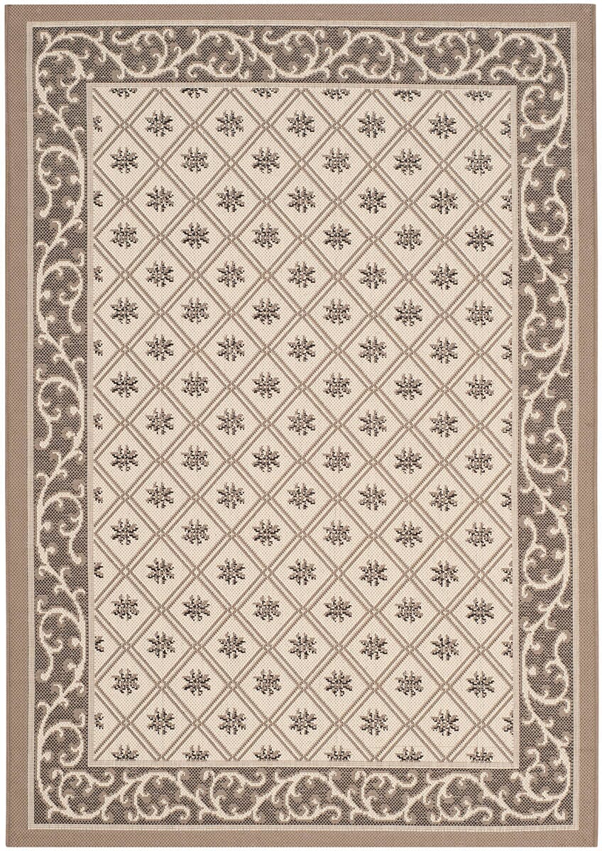 Safavieh Courtyard Cy7427-079A5 Beige / Dark Beig Area Rug