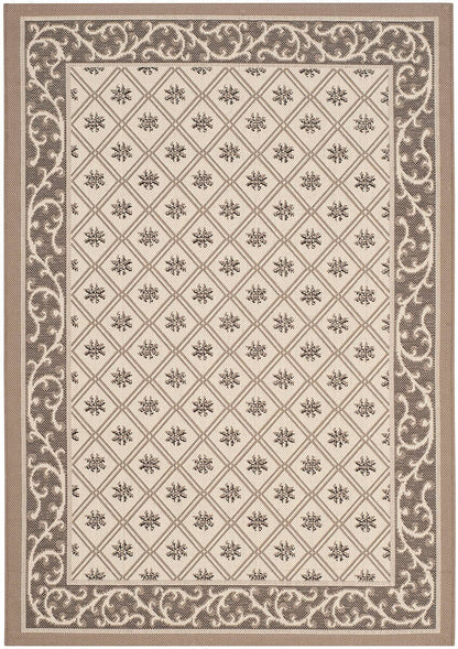 Safavieh Courtyard Cy7427-079A5 Beige / Dark Beig Area Rug