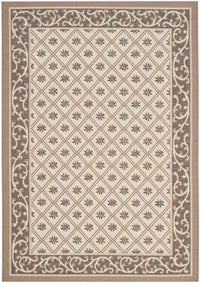 Safavieh Courtyard Cy7427-079A5 Beige / Dark Beig Area Rug