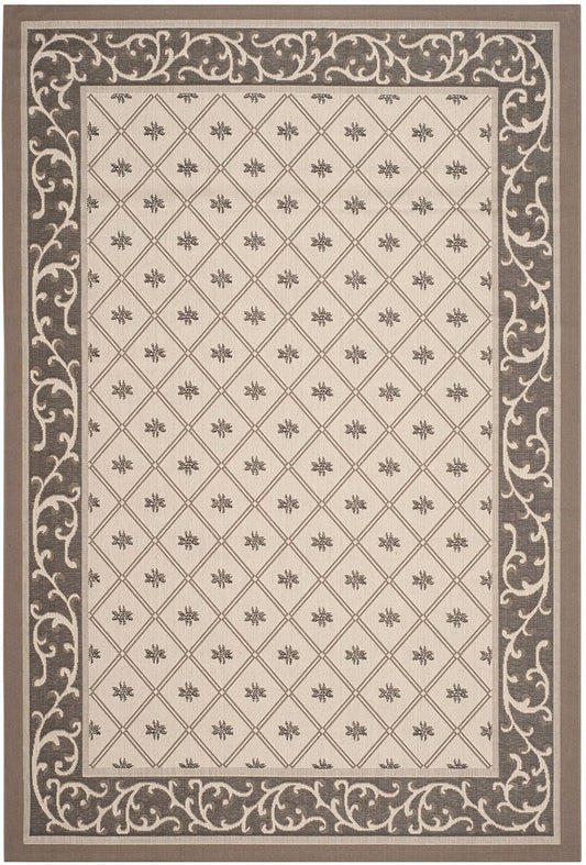 Safavieh Courtyard Cy7427-079A5 Beige / Dark Beig Area Rug