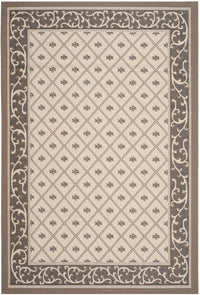 Safavieh Courtyard Cy7427-079A5 Beige / Dark Beig Area Rug