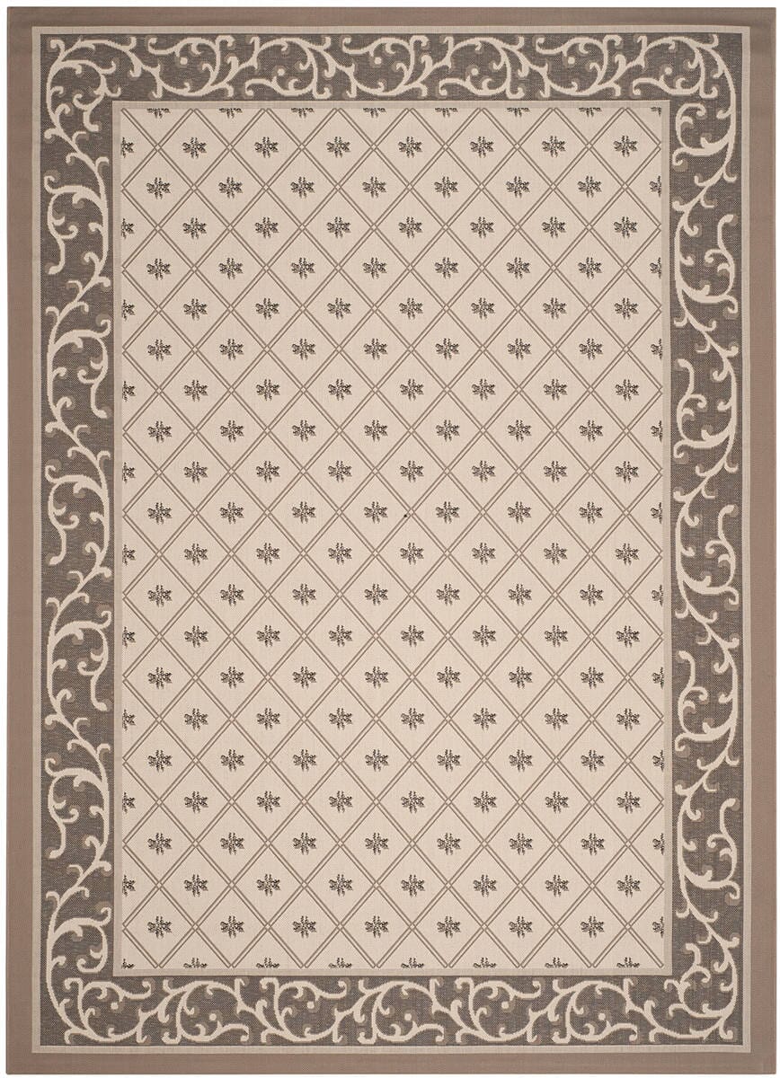 Safavieh Courtyard Cy7427-079A5 Beige / Dark Beig Area Rug