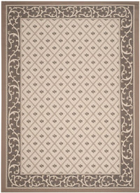 Safavieh Courtyard Cy7427-079A5 Beige / Dark Beig Area Rug