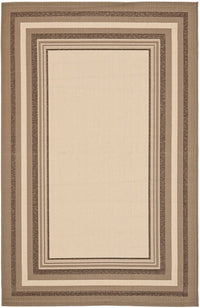 Safavieh Courtyard Cy7896-79A7 Beige / Dark Beig Bordered Area Rug