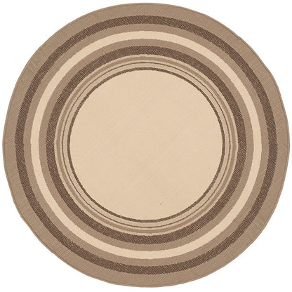 Safavieh Courtyard Cy7896-79A7 Beige / Dark Beig Bordered Area Rug