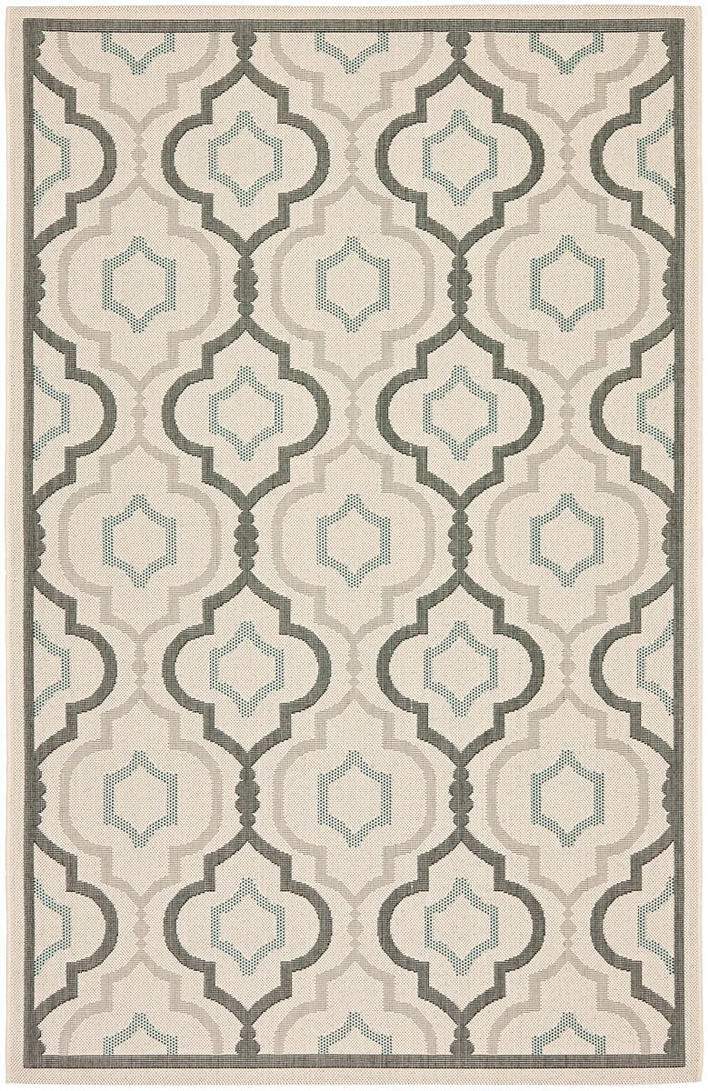 Safavieh Courtyard Cy7938-79A18 Beige / Dark Beige Geometric Area Rug