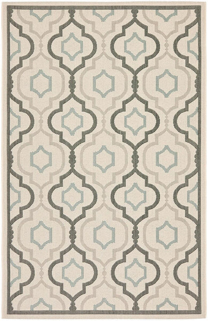 Safavieh Courtyard Cy7938-79A18 Beige / Dark Beige Geometric Area Rug