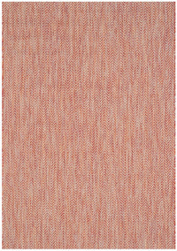 Safavieh Courtyard Cy8022-36521 Red / Beige Solid Color Area Rug