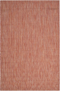 Safavieh Courtyard Cy8022-36521 Red / Beige Solid Color Area Rug