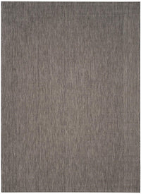 Safavieh Courtyard Cy8022-36621 Black / Beige Solid Color Area Rug