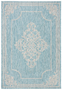 Safavieh Courtyard Cy8212-37121 Aqua / Grey Area Rug