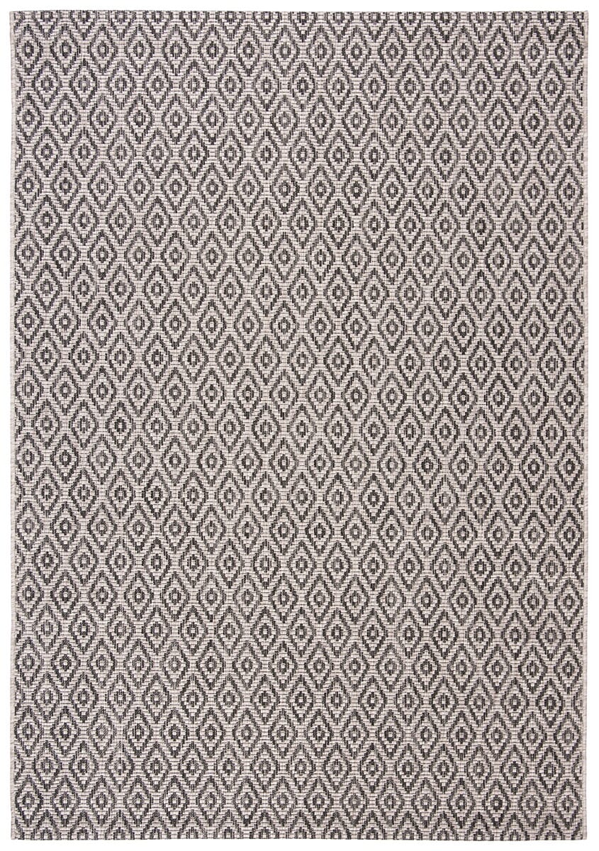 Safavieh Courtyard Cy8218-36612 Beige / Black Geometric Area Rug