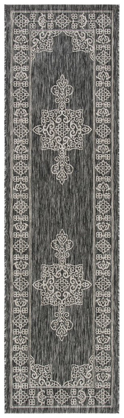 Safavieh Courtyard Cy8232-36621 Black/Ivory Area Rug