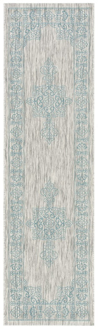 Safavieh Courtyard Cy8232-37112 Grey/Aqua Area Rug