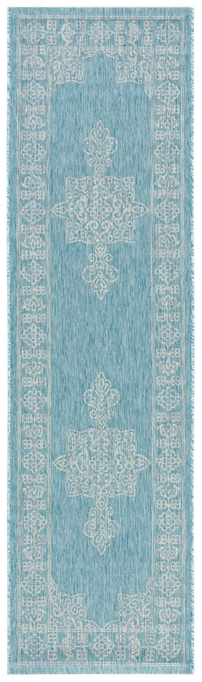 Safavieh Courtyard Cy8232-37121 Aqua/Grey Area Rug