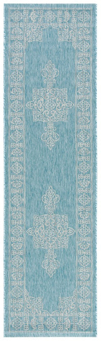 Safavieh Courtyard Cy8232-37121 Aqua/Grey Area Rug