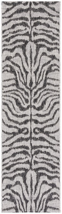 Safavieh Courtyard Cy8444-37612 Grey/Black Area Rug