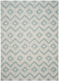 Safavieh Courtyard Cy8463-37212 Grey / Blue Geometric Area Rug