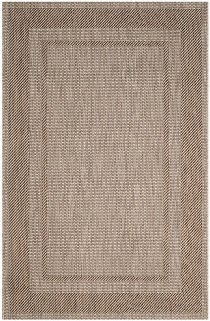 Safavieh Courtyard Cy8477-36312 Beige / Brown Bordered Area Rug