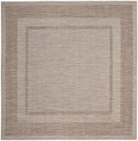 Safavieh Courtyard Cy8477-36312 Beige / Brown Bordered Area Rug