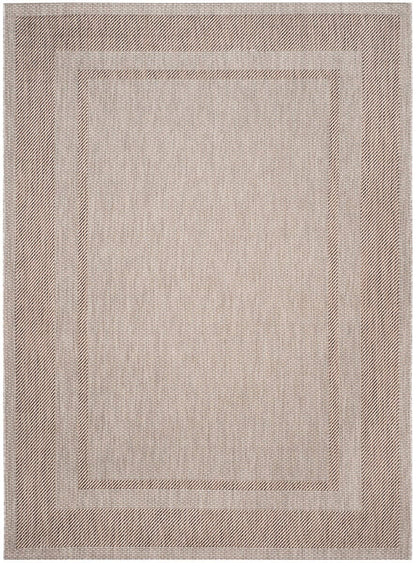 Safavieh Courtyard Cy8477-36312 Beige / Brown Bordered Area Rug