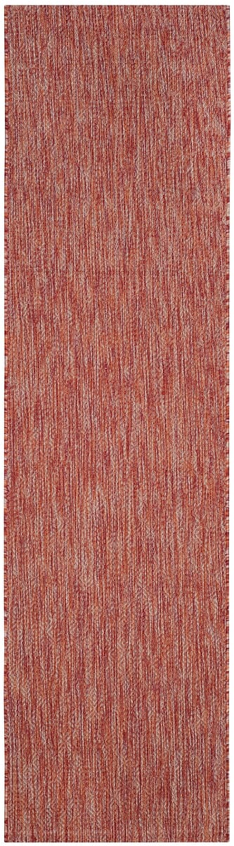 Safavieh Courtyard Cy8520-36522 Red / Red Solid Color Area Rug