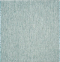 Safavieh Courtyard Cy8521-37121 Aqua / Grey Solid Color Area Rug