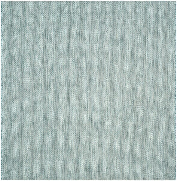 Safavieh Courtyard Cy8521-37121 Aqua / Grey Solid Color Area Rug