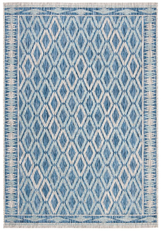 Safavieh Courtyard Cy8531-36821 Navy / Grey Geometric Area Rug