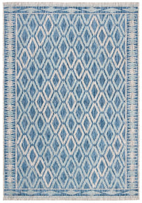 Safavieh Courtyard Cy8531-36821 Navy / Grey Geometric Area Rug