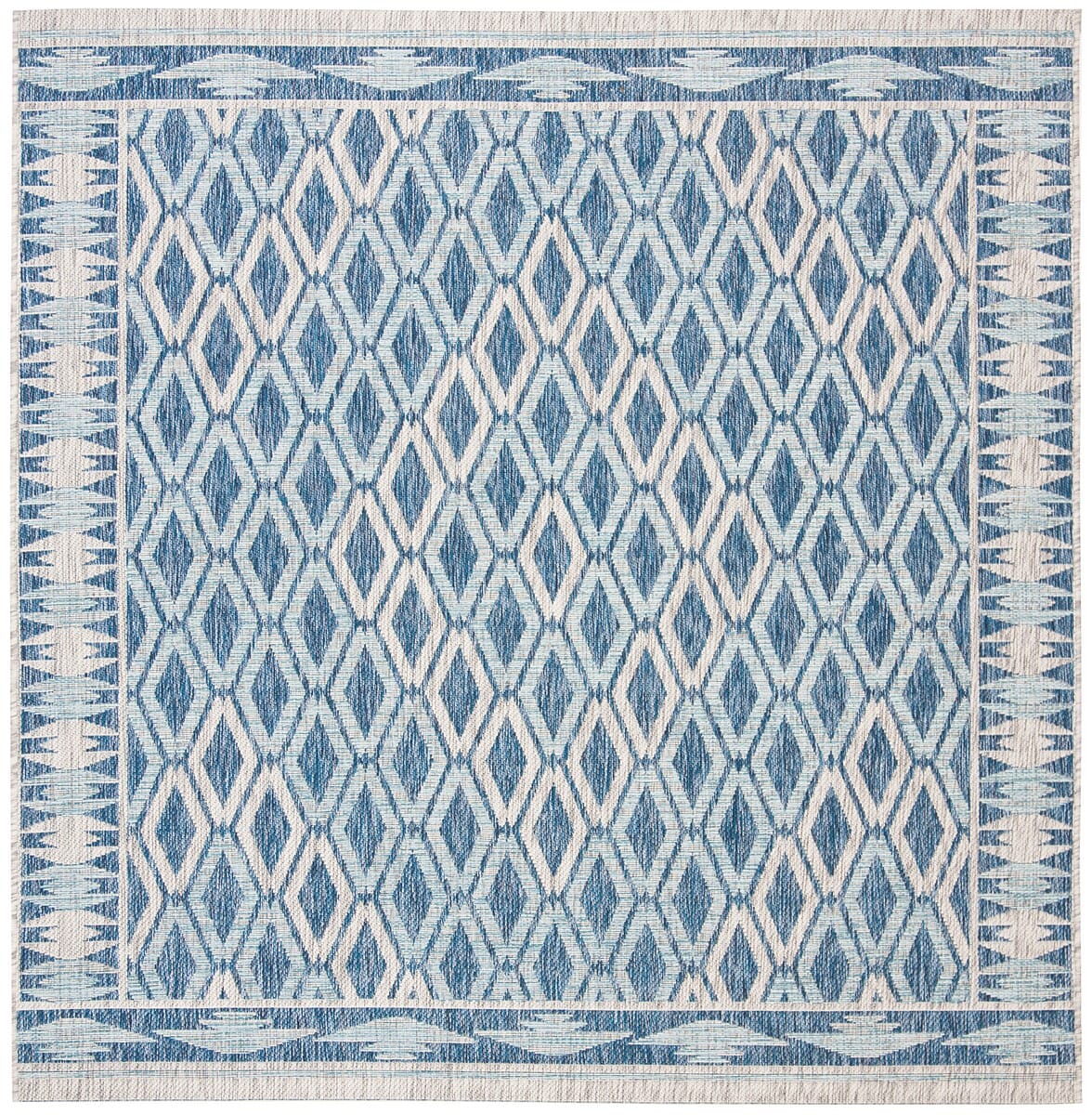 Safavieh Courtyard Cy8531-36821 Navy / Grey Geometric Area Rug