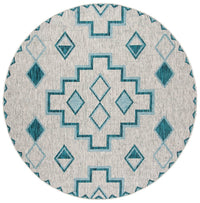 Safavieh Courtyard Cy8533-37212 Grey/Teal Area Rug