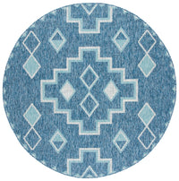 Safavieh Courtyard Cy8533-39421 Navy/Aqua Area Rug