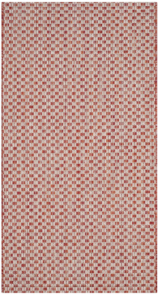 Safavieh Courtyard Cy8653-36521 Rust / Light Grey Area Rug