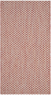 Safavieh Courtyard Cy8653-36521 Rust / Light Grey Area Rug