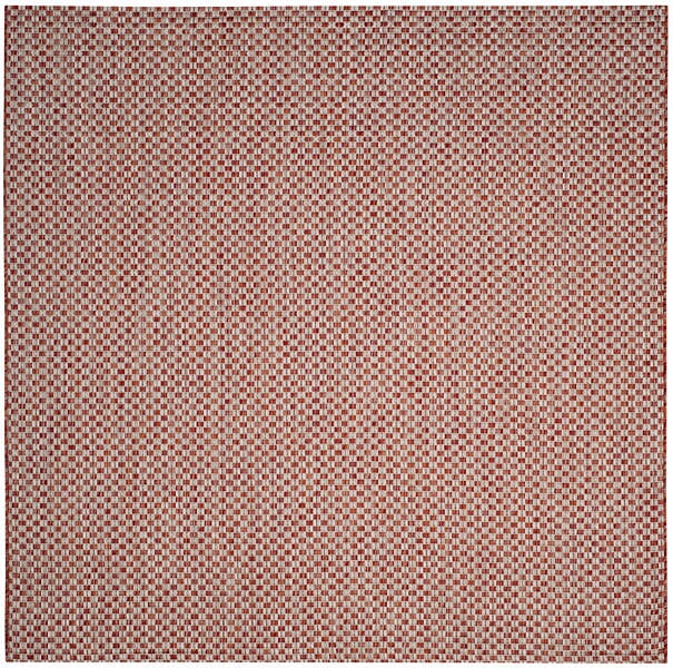 Safavieh Courtyard Cy8653-36521 Rust / Light Grey Area Rug