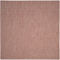 Safavieh Courtyard Cy8653-36521 Rust / Light Grey Area Rug