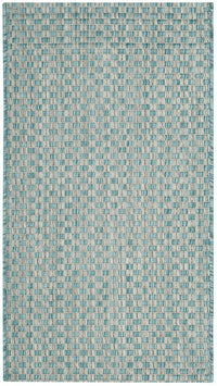 Safavieh Courtyard Cy8653-37121 Light Blue / Light Grey Area Rug