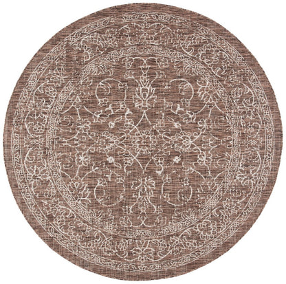 Safavieh Courtyard Cy8680-36321 Brown/Ivory Area Rug