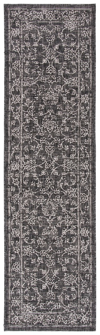 Safavieh Courtyard Cy8680-36621 Black/Ivory Area Rug