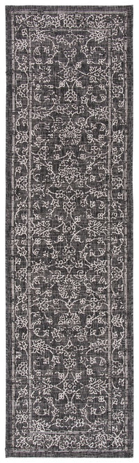 Safavieh Courtyard Cy8680-36621 Black/Ivory Area Rug