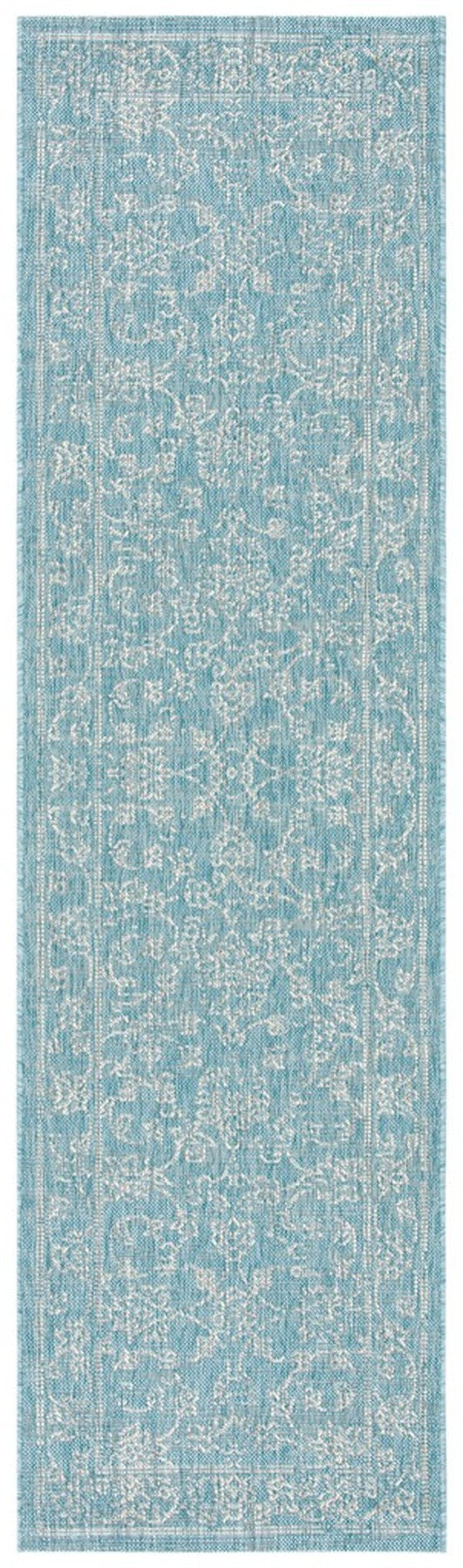 Safavieh Courtyard Cy8680-37121 Aqua/Grey Area Rug