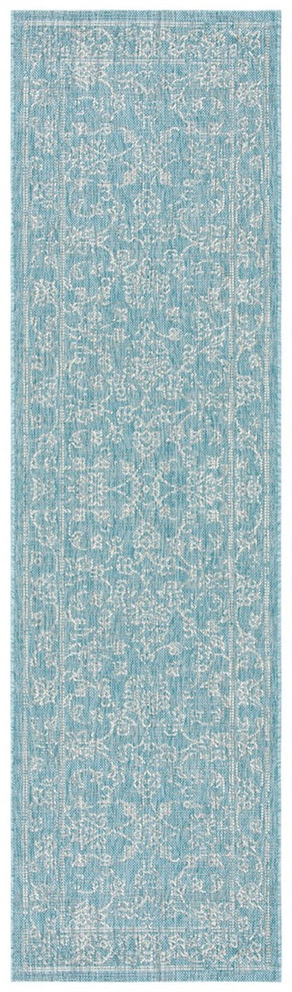 Safavieh Courtyard Cy8680-37121 Aqua/Grey Area Rug