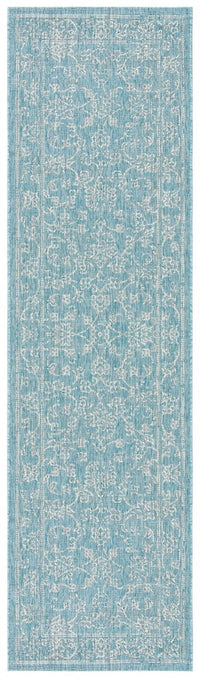 Safavieh Courtyard Cy8680-37121 Aqua/Grey Area Rug