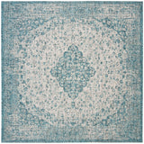 Safavieh Courtyard Cy8720-372 Teal / Cream Rugs.