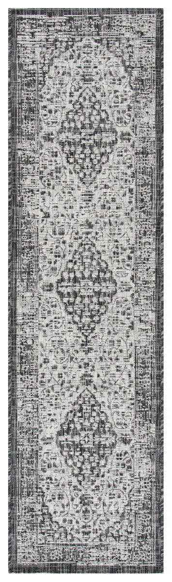 Safavieh Courtyard Cy8720-37612 Black/Grey Area Rug