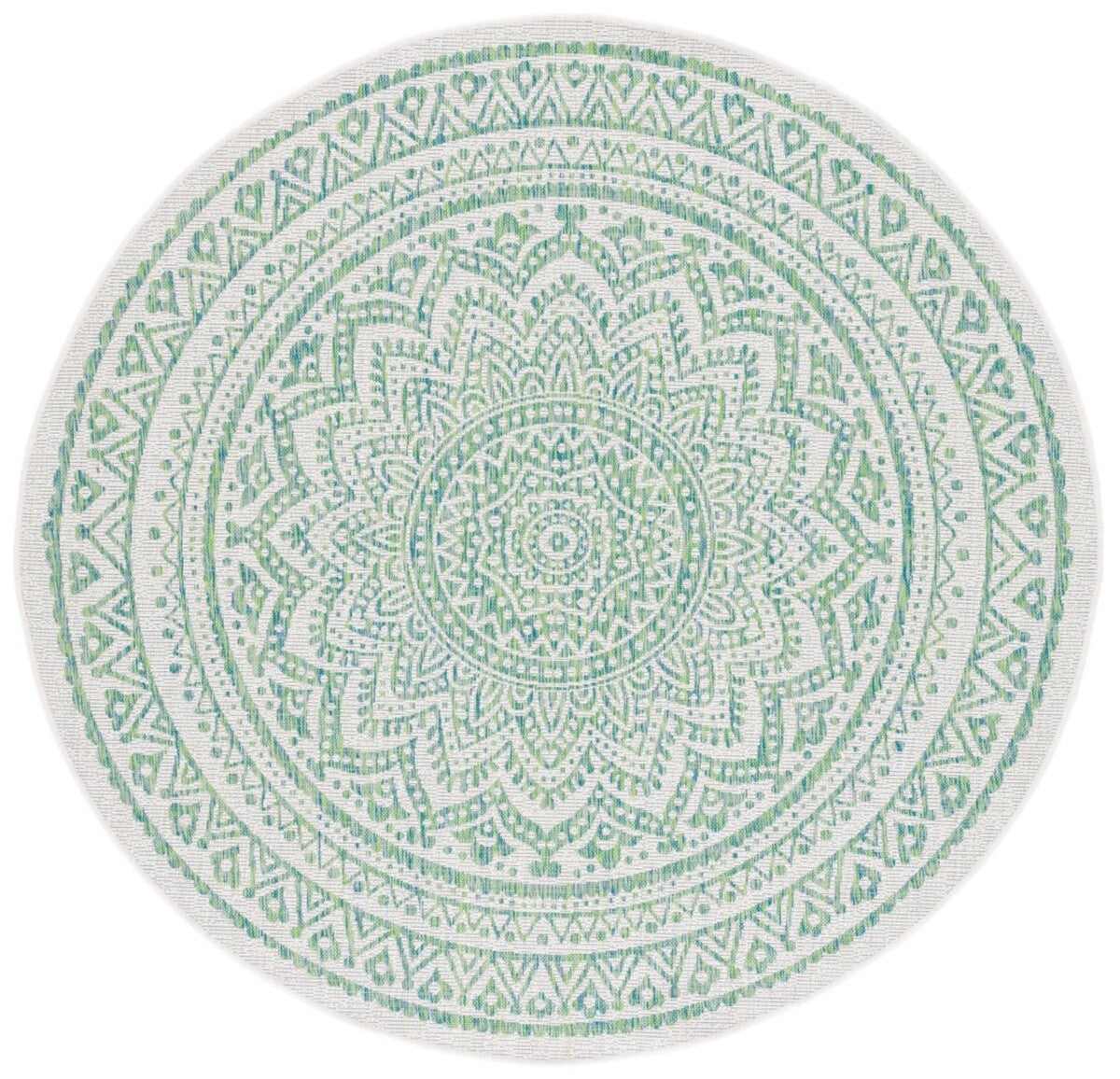 Safavieh Courtyard Cy8734-55712 Ivory/Green Area Rug