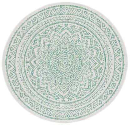 Safavieh Courtyard Cy8734-55712 Ivory/Green Area Rug