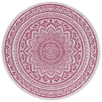 Safavieh Courtyard Cy8734-55912 Ivory/Fuchsia Area Rug